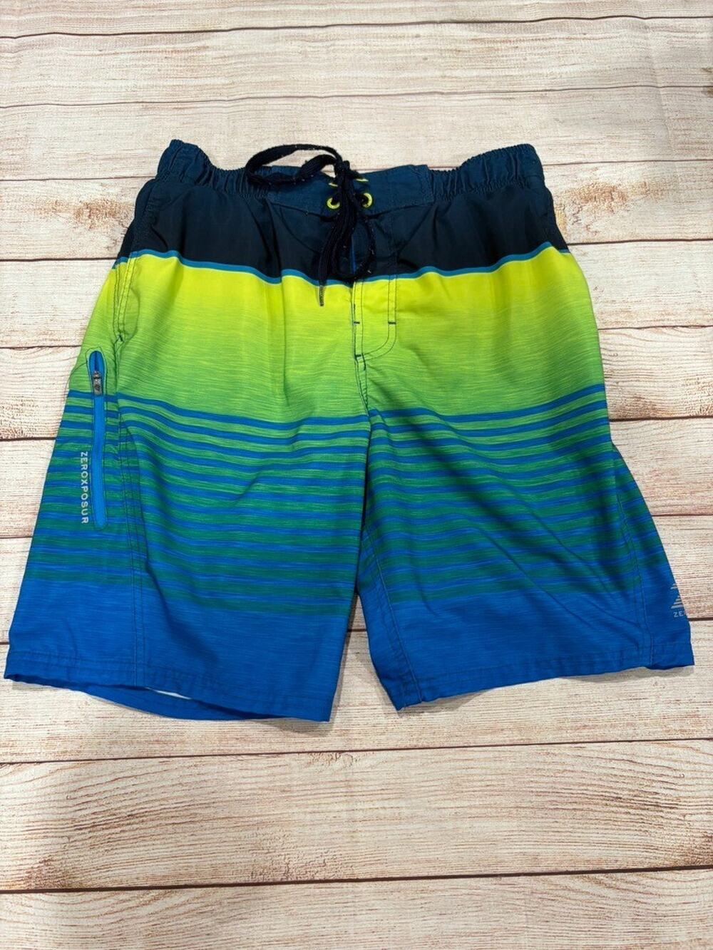 ZeroXposur Swim Shorts Men's Medium Multicolored